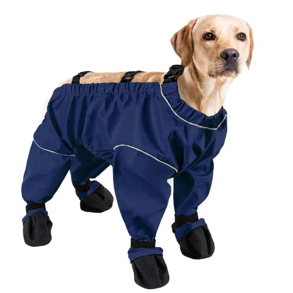 the STRIDEGUARD DOG LEGGINGS - Fashion PU Pet Pants, Anti-Slip Waterproof Puppy Costume Leggings, Dog Costumes for Outdoor Activity