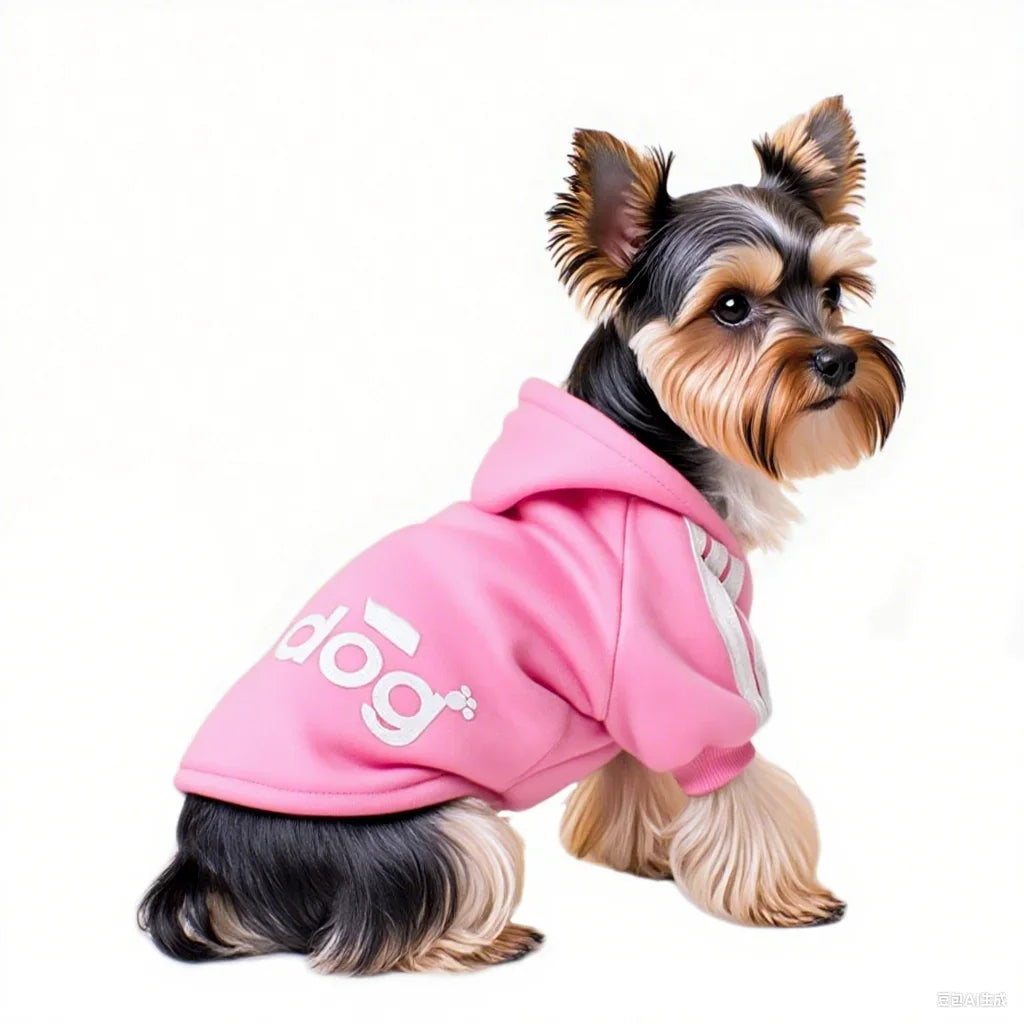 Classic Design Pet Sports Clothing Spring Puppy Sweatshirts Dog Clothes for Small Dogs Chihuahua Terrier Beagle Pet Apparel