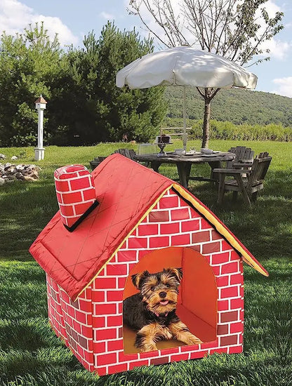 Warm and Comfortable Pets House Detachable and Washable Dog/cat Bed Suitable for Small Dogs and Small To Medium-sized Cats Cave