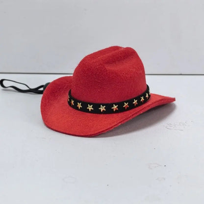 the CANINE COWBOY - British Pet Dog Hat, Star Cowboy Hat, Pet Supplies, Adjustable Dog Costume, Top Hat Headwear, Pet Hat & Dogs Caps, Pet Sun Hats for Cats/Dogs