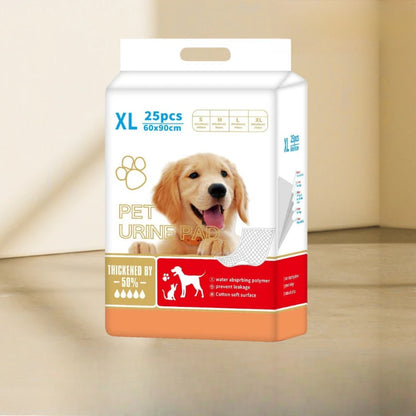 the DOG DIAPER MATS - 100/50/40/25PCS High Absorbent Thick Dogs Diapers, Disposable Puppy Training Pee Pads, Quick Dry Surface Mat, Clean Cushion