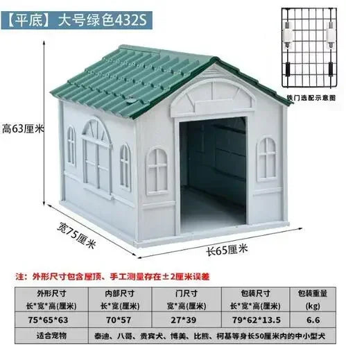 the BACKYARD DOG - Large Kennell Crate Doghouse, Accessories Playpens Outdoor Carrier, Doghouse Pet Supplies, Play Pen Mascotas Dog Furniture