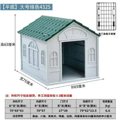 the BACKYARD DOG - Large Kennell Crate Doghouse, Accessories Playpens Outdoor Carrier, Doghouse Pet Supplies, Play Pen Mascotas Dog Furniture