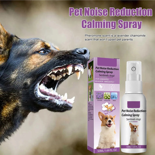 the CALMING SPRAY - 50ml Pet Relaxants, Dog Noise Reduction, Calming Spray for Barking Restless, End the Dog's Negative Behavior, Pet Health Supplies