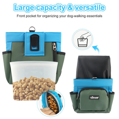 the TRAIL PACK - Hot Sale Dog Treat Bag for Training/Walking, Portable Pet Snack Pouch with Waist Belt, Durable Waterproof