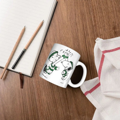 Manga Snoopy Woodstock Cartoon Dog Coffee Mug DIY Customized Ceramic Tea Milk Mug