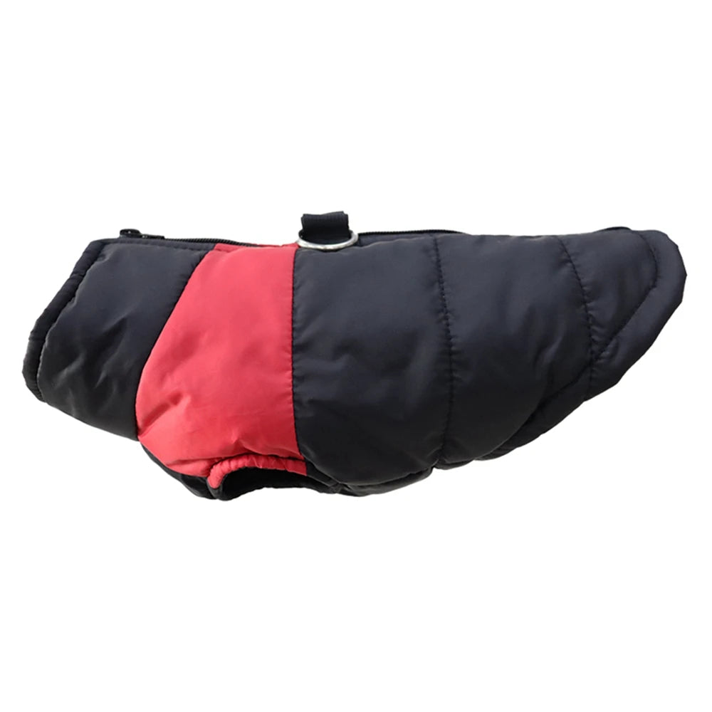 Waterproof Pet Dog Puppy Vest Jacket Winter Warm Dog Clothes Pet Padded Vest Zipper Jacket Coat For Small Medium Large Dogs