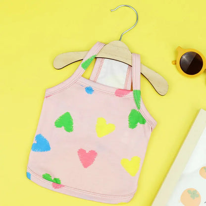 the PAWBREEZE COTTON VEST - Solid Dog Clothes, Summer Cotton Dog Vest, Chihuahua, Bichon Frise, Yorkie, Thin Puppy Breathable Dog Clothing, Pet Vest, Dog Costumes