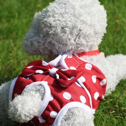 Cartoon Print Dog Diaper Physiological Pant Sanitary Puppy Shorts Underwear Small Medium Dog Cat Pants Female Dog Panties