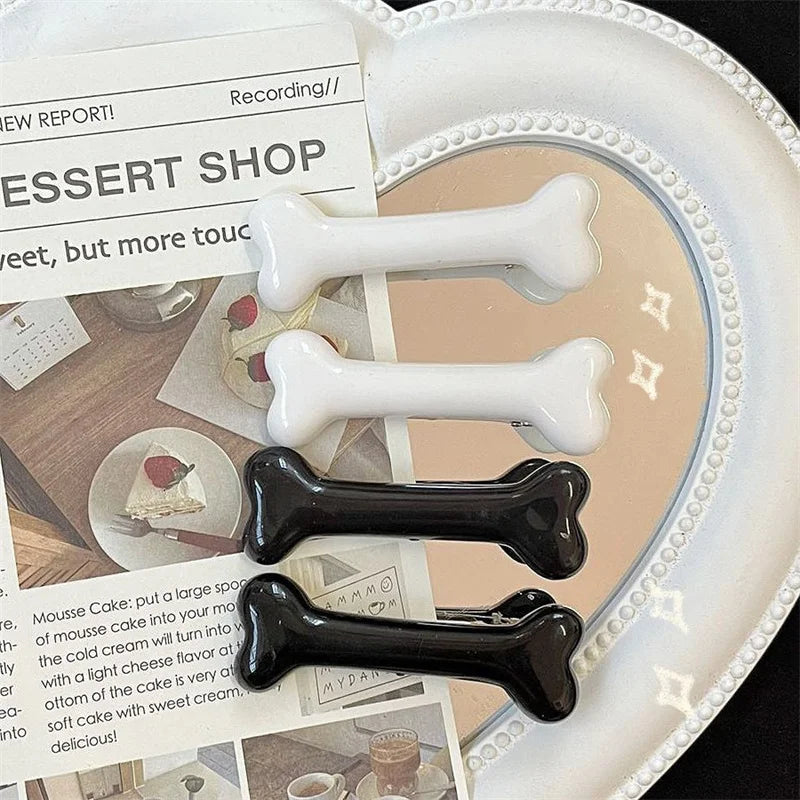 the PAWCHARM BONE HAIR CLIP - New Dog Hairpin Puppy/Kitten Bone Hair Clips, Cute Duckbill Clip, Pet Hair Accessories, Pet Hair Grooming, Dog Accessories