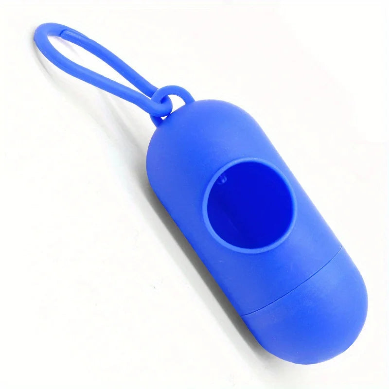 the CAPSULE CLEAN BAG HOLDER - Pill Shaped Poop Bags Dispenser, Garbage Holder Dispenser, Pet Supplies For Dogs, Collars And Leashes