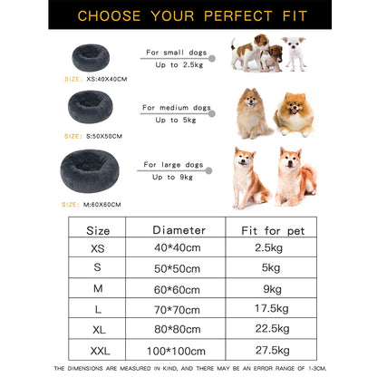 Plush Dog Bed Large Beds for Dogs Washable Medium Small Basket Accessorys Pet Furniture Fluffy Sofa Puppy Kennel Accessories Mat