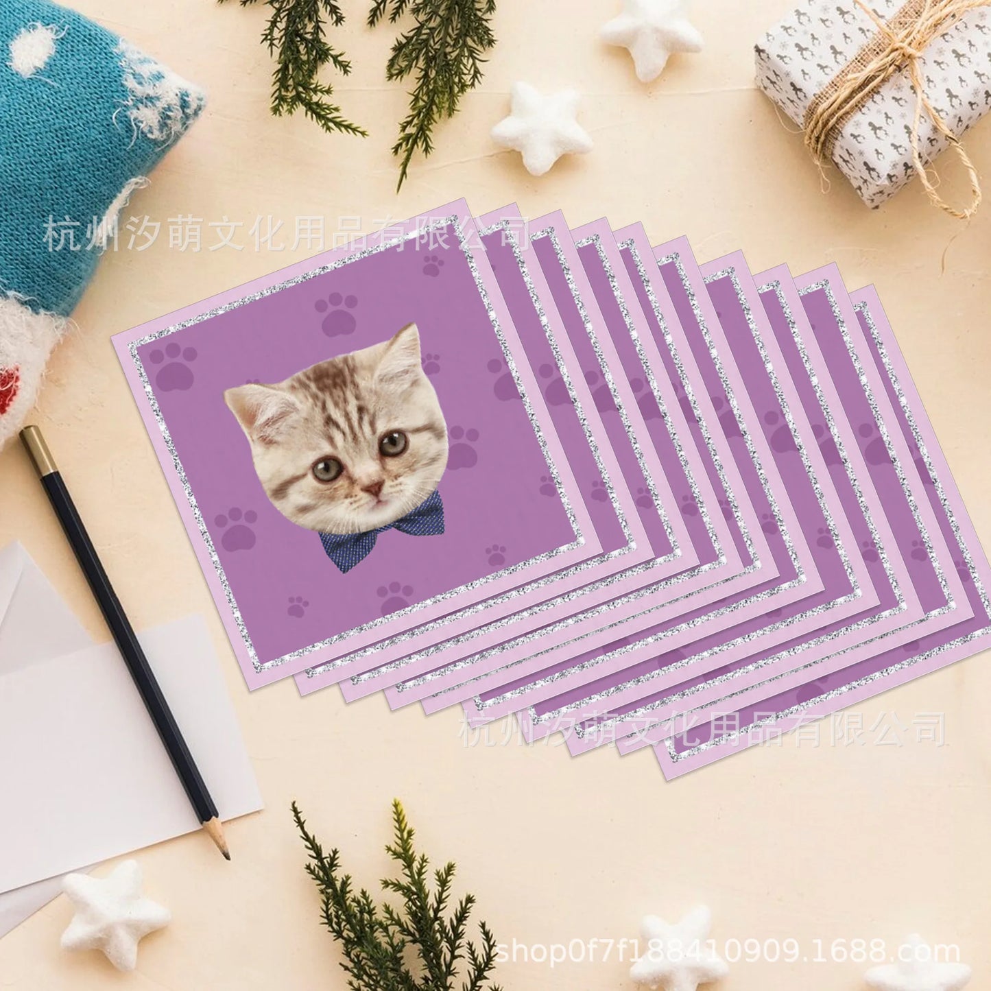 20pcs Cartoon Dog Disposable Napkins Dog Decoration Paw Prints Dog Themed Kids Birthday Party Baby Bath Decoration Supplies