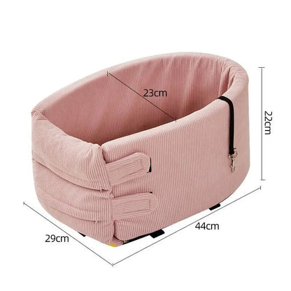 Dog Car Seat Bed Car Central Dog Car Seat Bed Portable Dog Carrier for Small Dogs Cats Safety Travel Bag Dog Accessories
