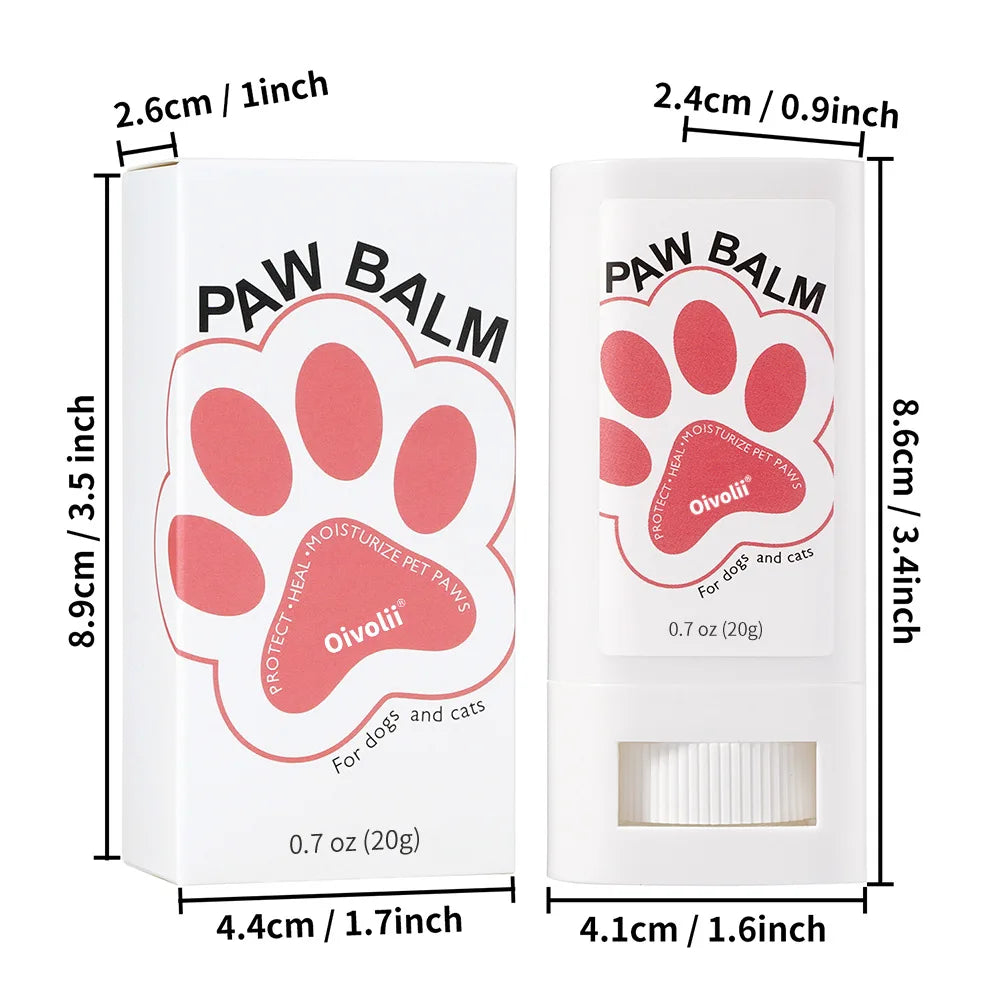 the PAW BALM - Paw Repair Balm for Dogs/Cats, Anti-Cracking Moisturizing Fast Acting Paw Protection, Natural Moisturizing Anti-Cracking Formula