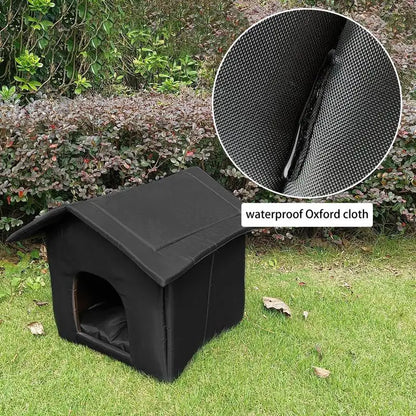 the HOME SWEET HOME - Waterproof Oxford Cloth Pet Shelter, Warm Doghouse, Outdoor Dirt Resistant, Soft Pet Accessories, Puppy House