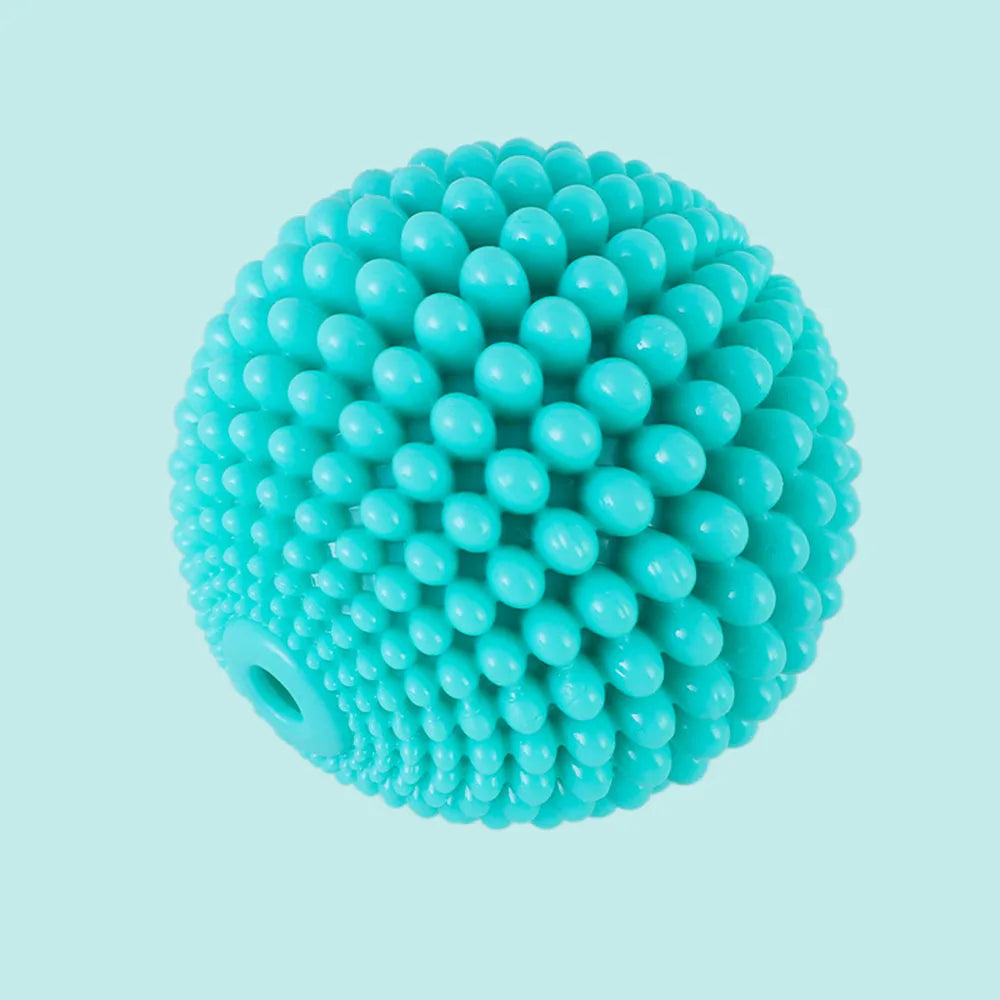 Pet Chew Toy Squeaky Corn Ball, Durable Dog Chewing Ball for Teeth Grinding & Cleaning, Puppy Boredom Relief Pet Supplies