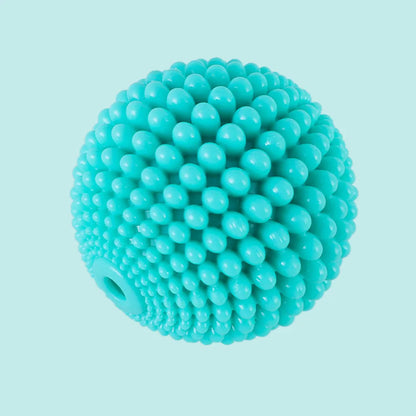 Pet Chew Toy Squeaky Corn Ball, Durable Dog Chewing Ball for Teeth Grinding & Cleaning, Puppy Boredom Relief Pet Supplies