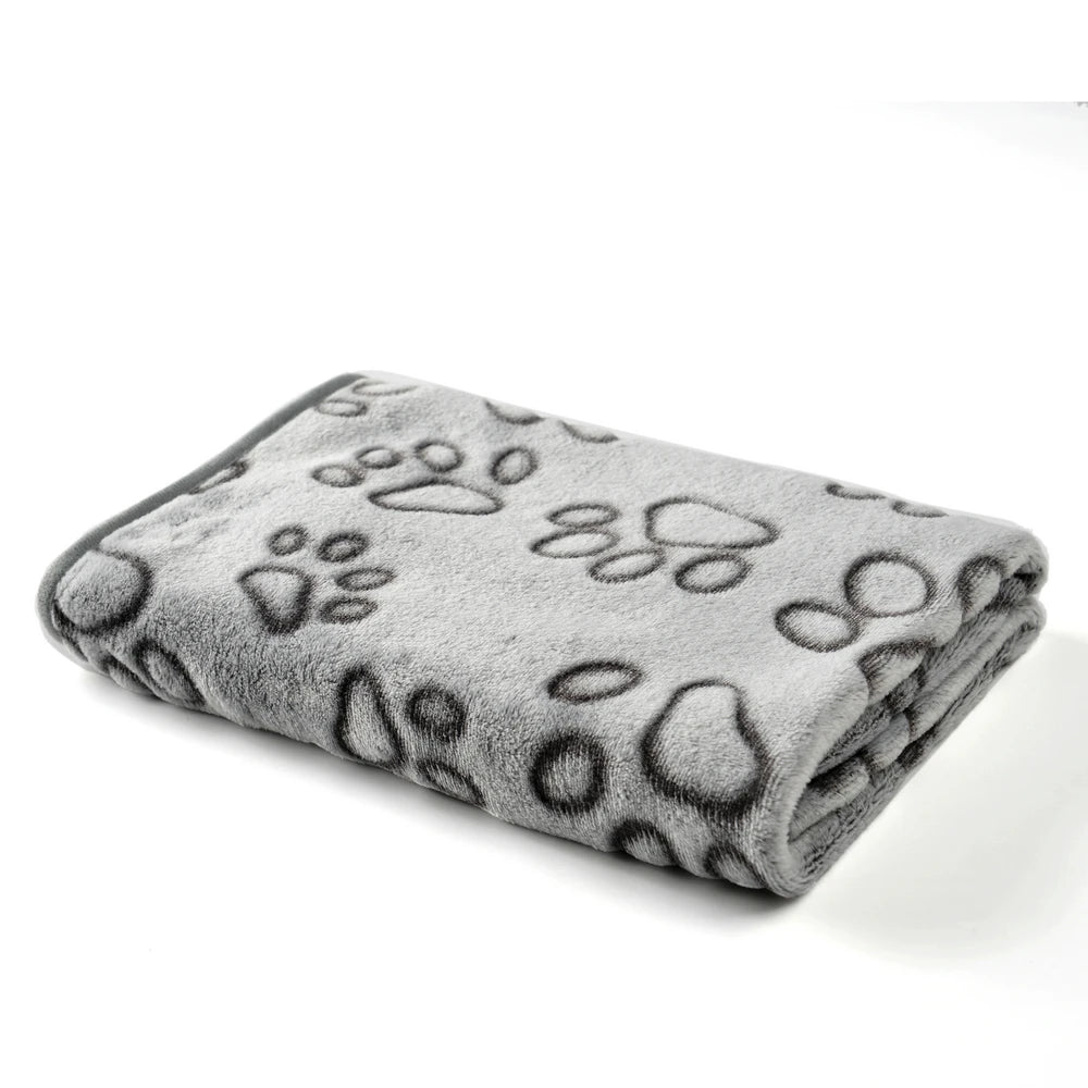 Fashion Pet Dog Blanket for Small Medium Dogs Cats Autumn Winter Cozy Soft Puppy Print Bed Mat Bulldog Pug French Accessories