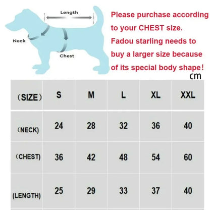 Winter Down Jacket for Schnauzer, Heavy Duty Dog Parka for Small Medium Dogs Warm Thick Vest French Bulldog Puppy Coats