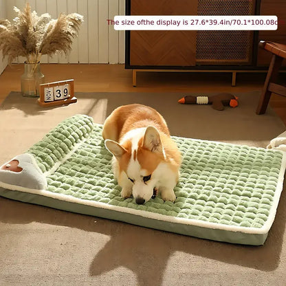 1pc Dog Mat, Four Seasons Universal Kennel, Sleeping Nest With Winter Removable And Washable Floor Mat, Dog Sleeping Mat, Pet So