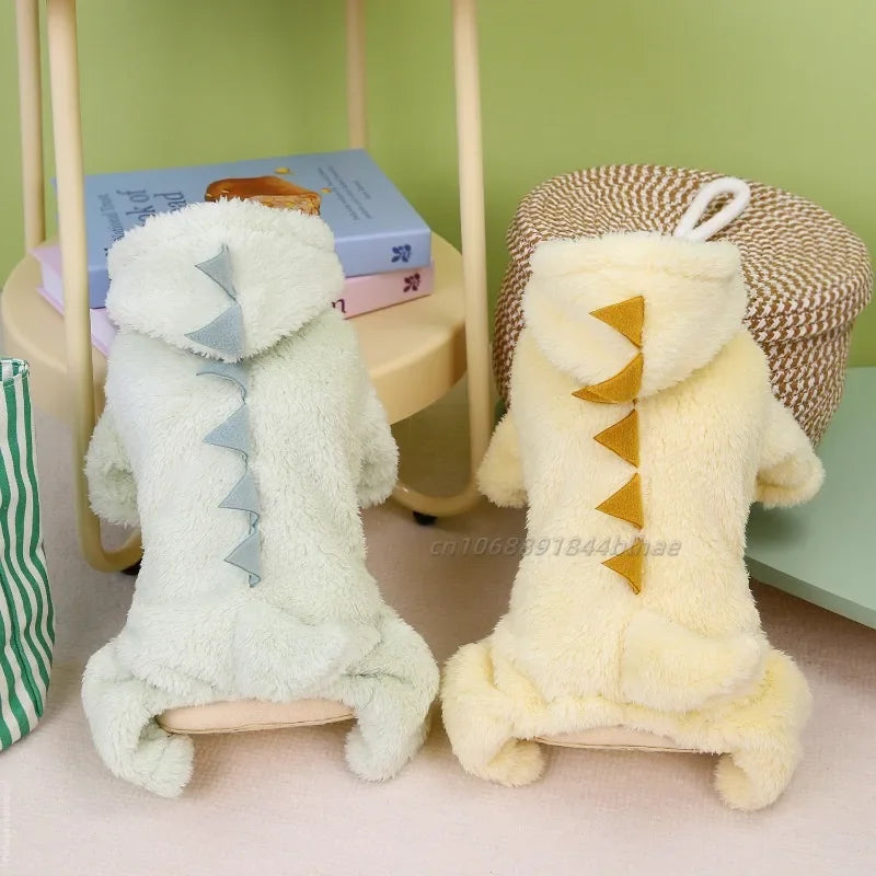 Winter Warm Fleece Pet Dog Jumpsuit for Small Medium Dogs Puppy Cat Pajamas Coat Chihuahua Clothes Pets Costume Yorkie Outfits