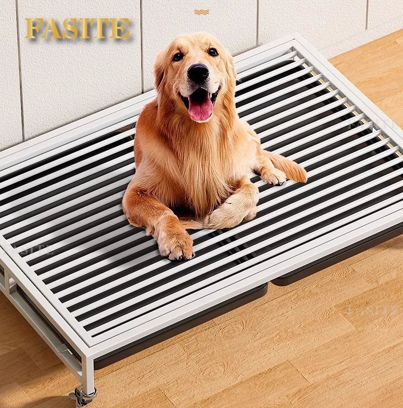 Dog cage Large medium small dog bold indoor separation with toilet Corgi Teddy Golden Retriever Pet Villa