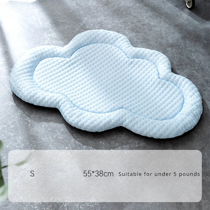 Cloud 3D Cool Cushion Soft and Cool Cushion Dog Cushion Teddy Small Dog Spring/Summer/Autumn Breathable Dog Nest Pet Bed