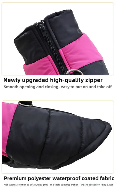 Winter Pet Clothes Warm Big Dog Coat Puppy Clothing Waterproof Vest Jacket For Small Medium Large Dogs Golden Retriever