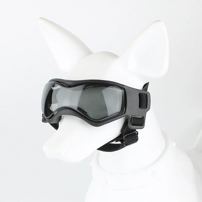 Dog Sunglasses Soft Adjustable UV Protection Pet Goggles Easy Wear Puppy Glasses For Small Medium Breed Outdoor Riding Driving