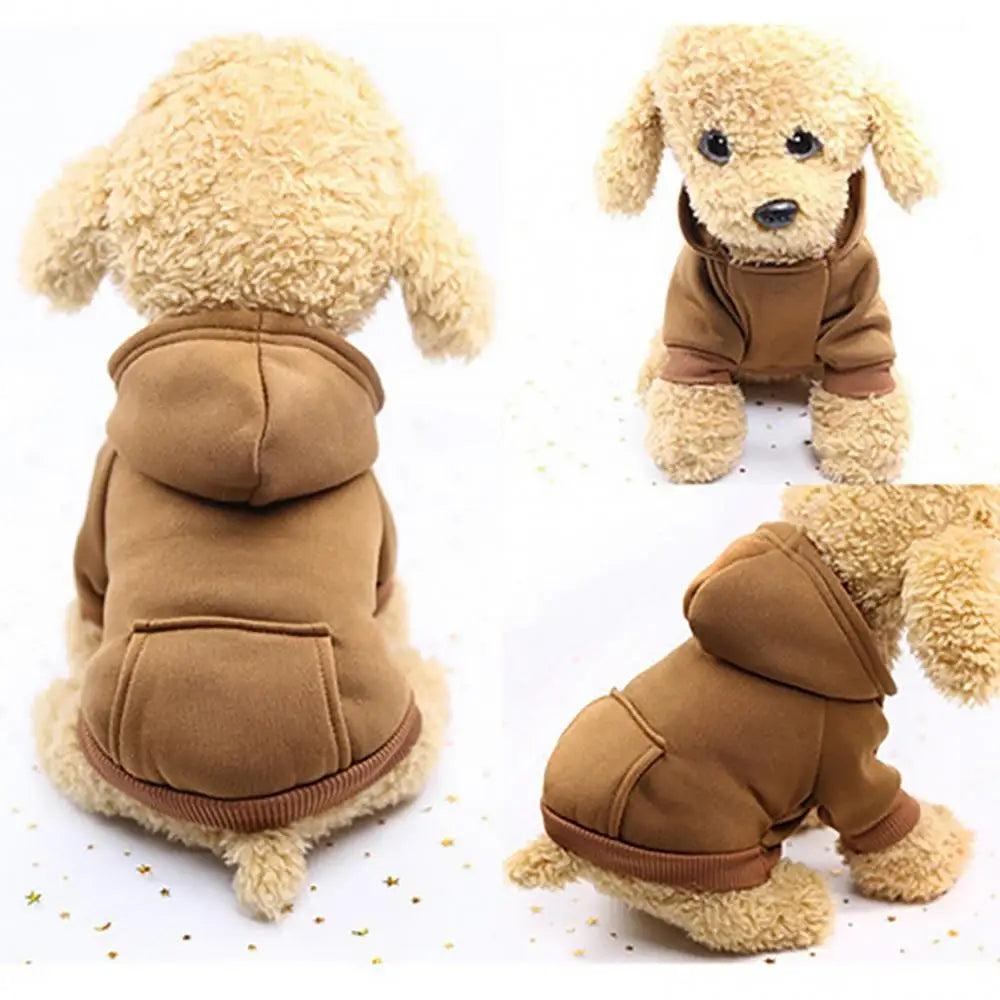 Winter Dog Hoodies Sweatshirt Jacket for Small and Medium Dog Pet Coat Puppy Clothes Chihuahuas Bulldog Costume Puppy Pet Autumn