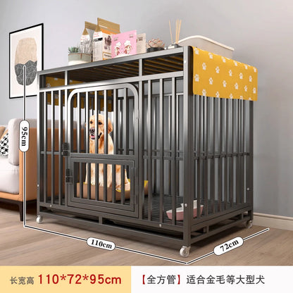 the ROLL-AWAY KENNEL - Bold Reinforced Dog Cage