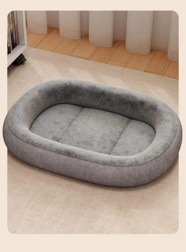 All-weather Small Dog Pet Doghouse for Winter Warmth Thick Cat Bed Dog Mat