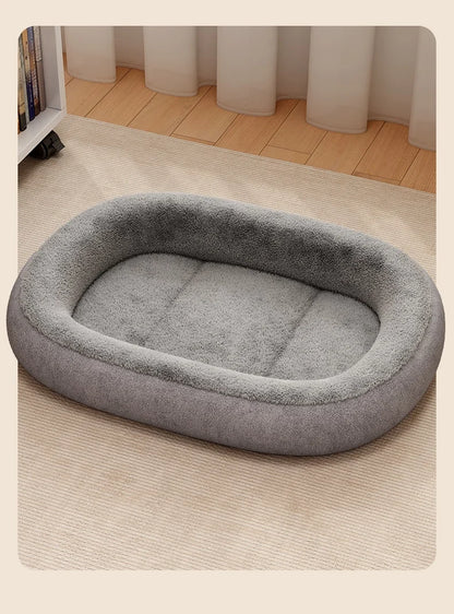 All-weather Small Dog Pet Doghouse for Winter Warmth Thick Cat Bed Dog Mat