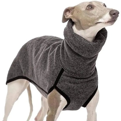 Winter warm Whippet Vest Italian Greyhoundes Clothes Turtleneck Dog Clothes Soft Fleece Clothes Coat Outfit For Medium Large dog