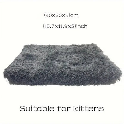 Soft Plush Dog Bed Cat Beds for Small Medium Large Dogs Removable for Cleaning Puppy Cushion Claming Dog Bed Dog Winter Supplies