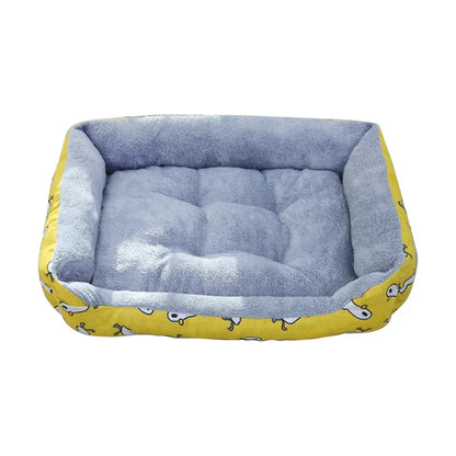 Pet Large Dog Bed Warm House Candy-colored Square Nest Pet Kennel For Small Medium Large Dogs Cat Puppy Plus Size Dog Baskets ﻿