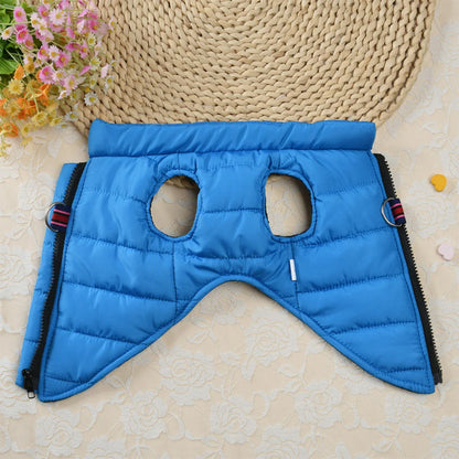 Warm Winter Dog Vest Clothes Thick Cotton Pet Clothing Autumn Winter Dogs Jacket Coat Outfit For Small Medium Large Dogs S-4XL