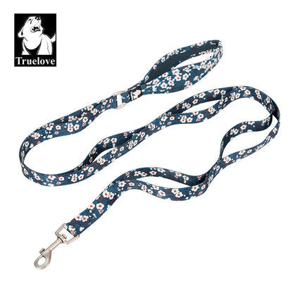 the PETALPACE NEOPRENE LEAD - Truelove Floral Pet Leash, Neoprene Padded Handle, Soft Comfortable, Easy Control, Safe for Small/Medium/Large Walking, Training