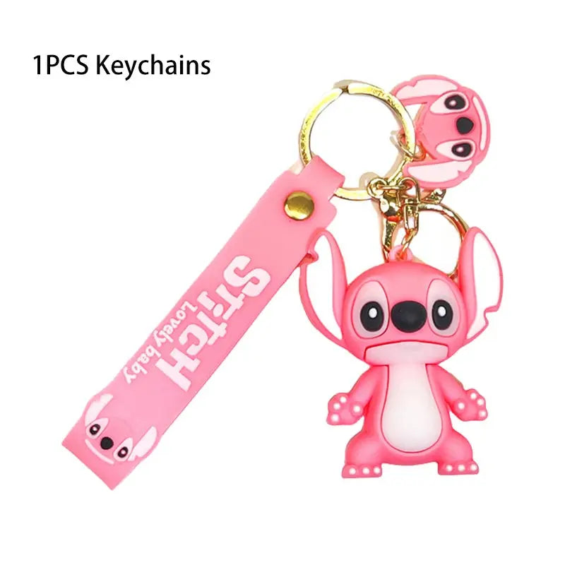 Lilo And Stitch Birthday Decoration Disney Pink Stitch Party Theme Tableware Set Angel Balloons Happy Supplies Kids Girl Favors