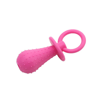 1pc Rubber Nipple Toys For Dog Pet  Resistant Chewing Teething  Small Cat Puppy Cleaning Bite Pet Products