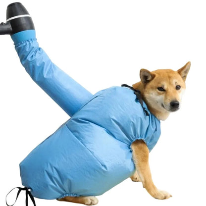 【FAVORITE!】Silver-Coated Oxford Cloth For Dogs Pet Drying Bag-Quick Dry Bathing Accessory For Small To Large Breeds