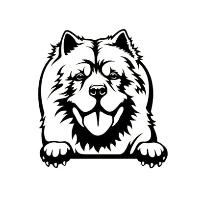 Cars Accessorie Decals Funny Dog With Name Car Decal Dogs Pet Animals Laptop Vinyl Sticker For Apple MacBook Pro/Air Decoration