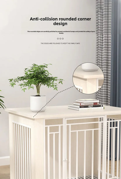 Heavy Duty Large Dogs Cage High Strength Steel Wood Easy To Install Dog Crate Pet Dog Kennel