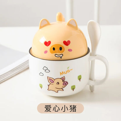 Shiba Inu Cat Coffee Cup Home Cartoon Animal Decoration Cup Creative Couple Ceramic Cup Afternoon Tea Breakfast Milk Tableware