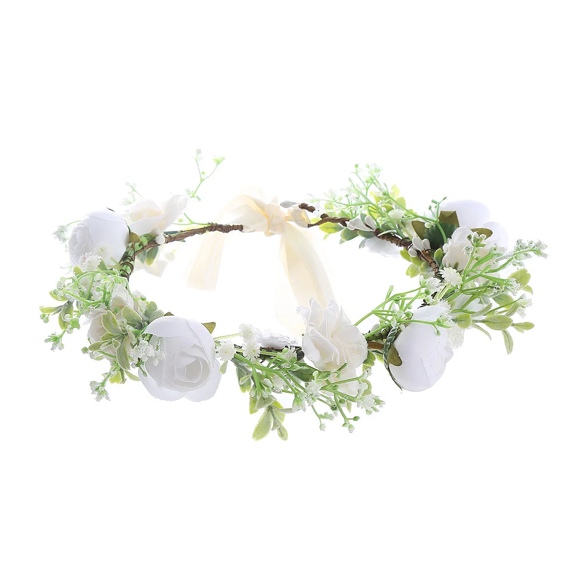 the BRIDAL BESTIE - Adjustable Elegant Dog Wedding Flower Collar for Medium/Large Dogs/Cats, Pet Wedding Photo Props, Costume Accessories