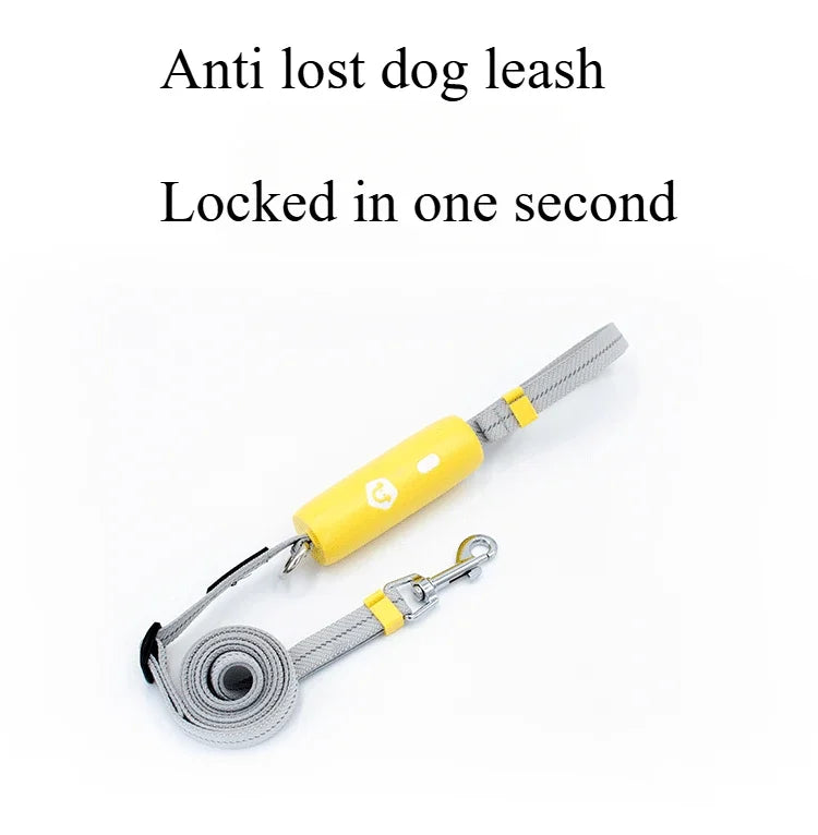 the SECUREWALK ANTI-LOST LEASH - New Anti-Lost Dog Leash, Explosion-Proof Dog Leash, Nylon Reflective Small/Medium Dog Leash for Walking Dogs, Outdoor Supplies