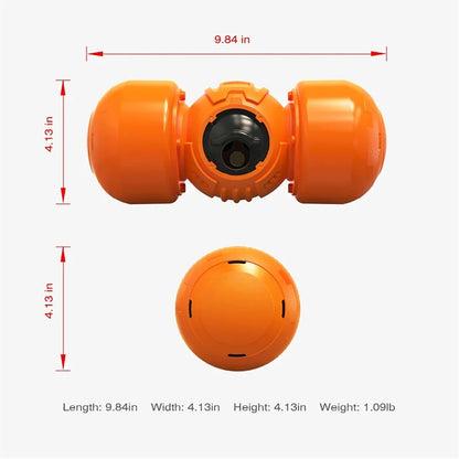 Large Dog Slow Feeder Toy, Adjustable Leaking Food Dispenser, Pulley Ball, Wobble Wag, Chewer, Squeaky, Indestructible, Supplies