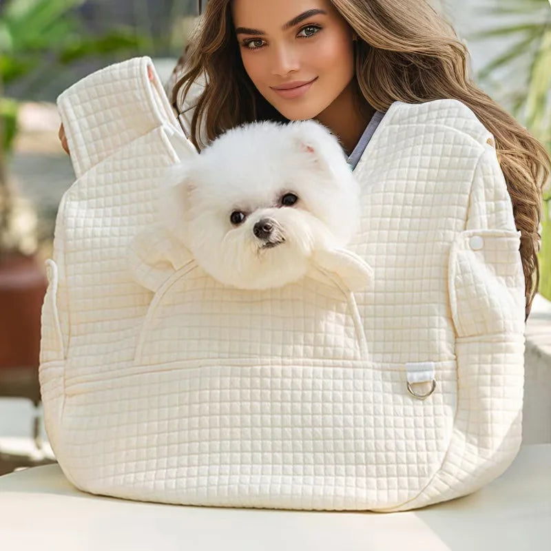 2025 best-selling dog bag - suitable for all seasons. Dog and cat outdoor bag with large capacity, breathable and comfortable.