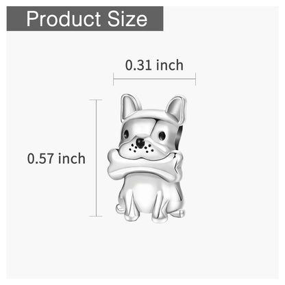 925 Sterling Silver Girl Holding Dog Charms Beads Fit Original 925 Bracelet Making Gift for Woman Jewelry Diy Fashion Pendant